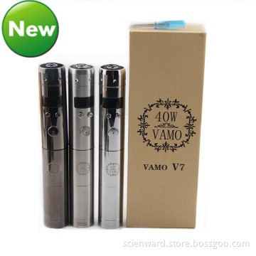 Vamo V7 Mechanical Mod 40W with LCD Display Variable Voltage Battery Electronic Cigarette